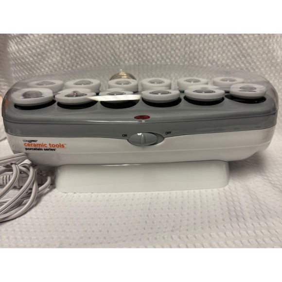 Conair Other - 12 Piece Conair Pro Ceramic Tools Porcelain Series Hair Hot Rollers Smooth Style
